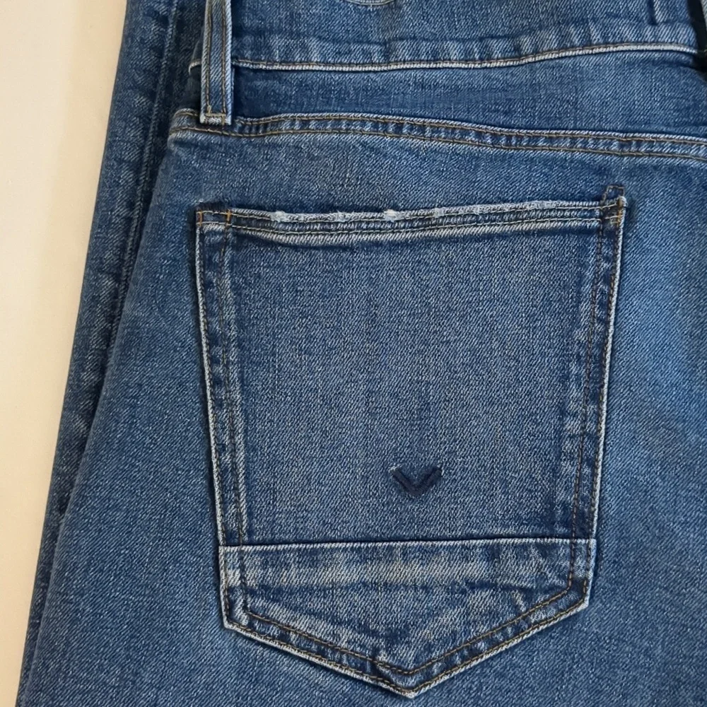 Hudson Blake Slim Straight Medium Wash Stretch Jean Sz 36